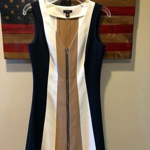 Ann Taylor zip front dress